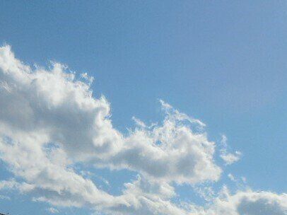 青空と白い雲