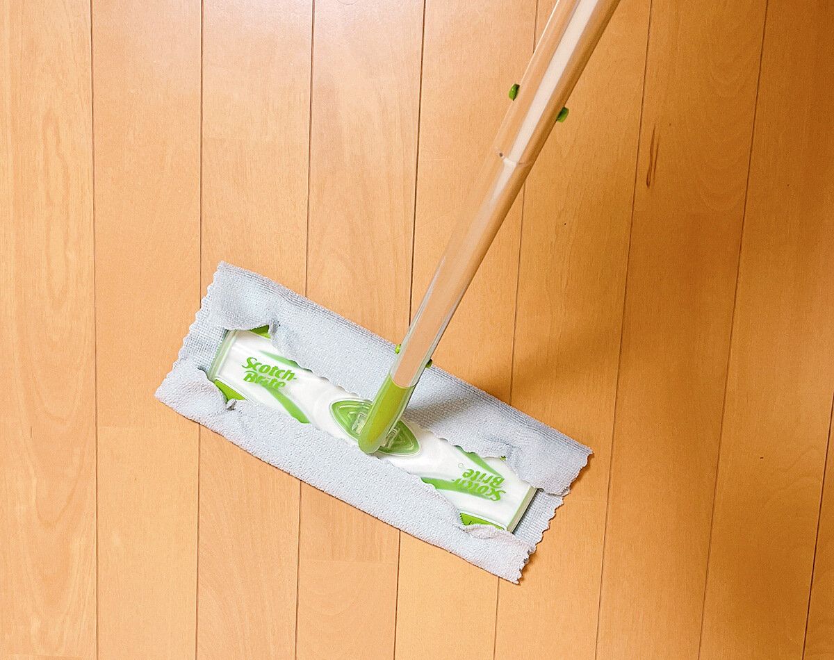 フローリングワイパーにも使いやすいサイズ