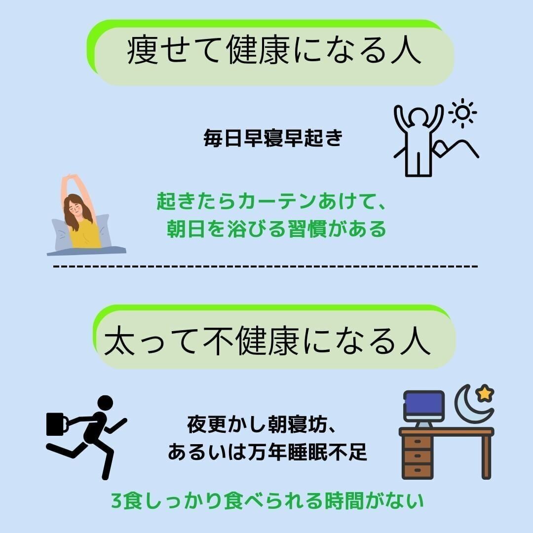 毎日、早寝早起き