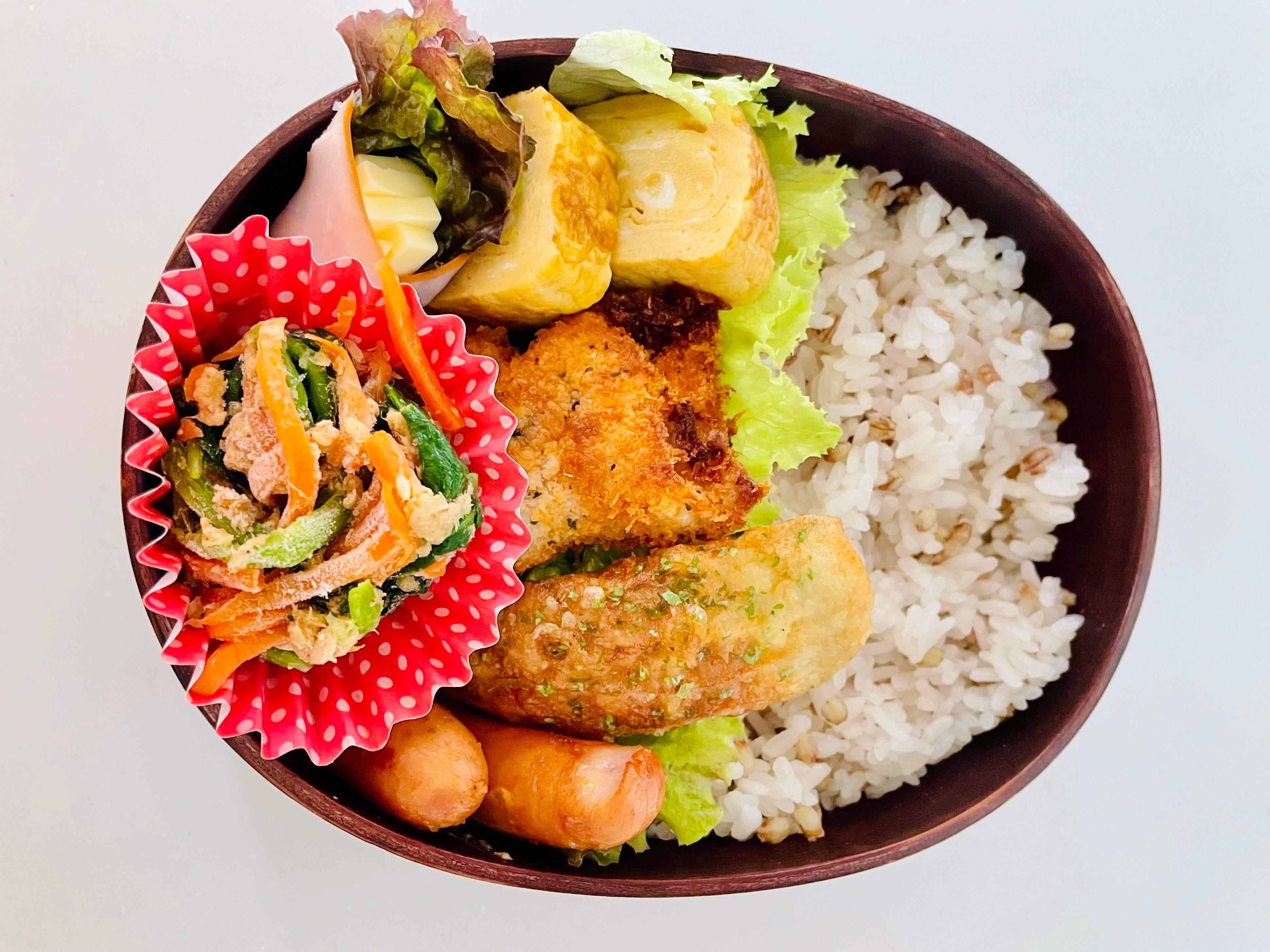 お弁当はつめるだけ