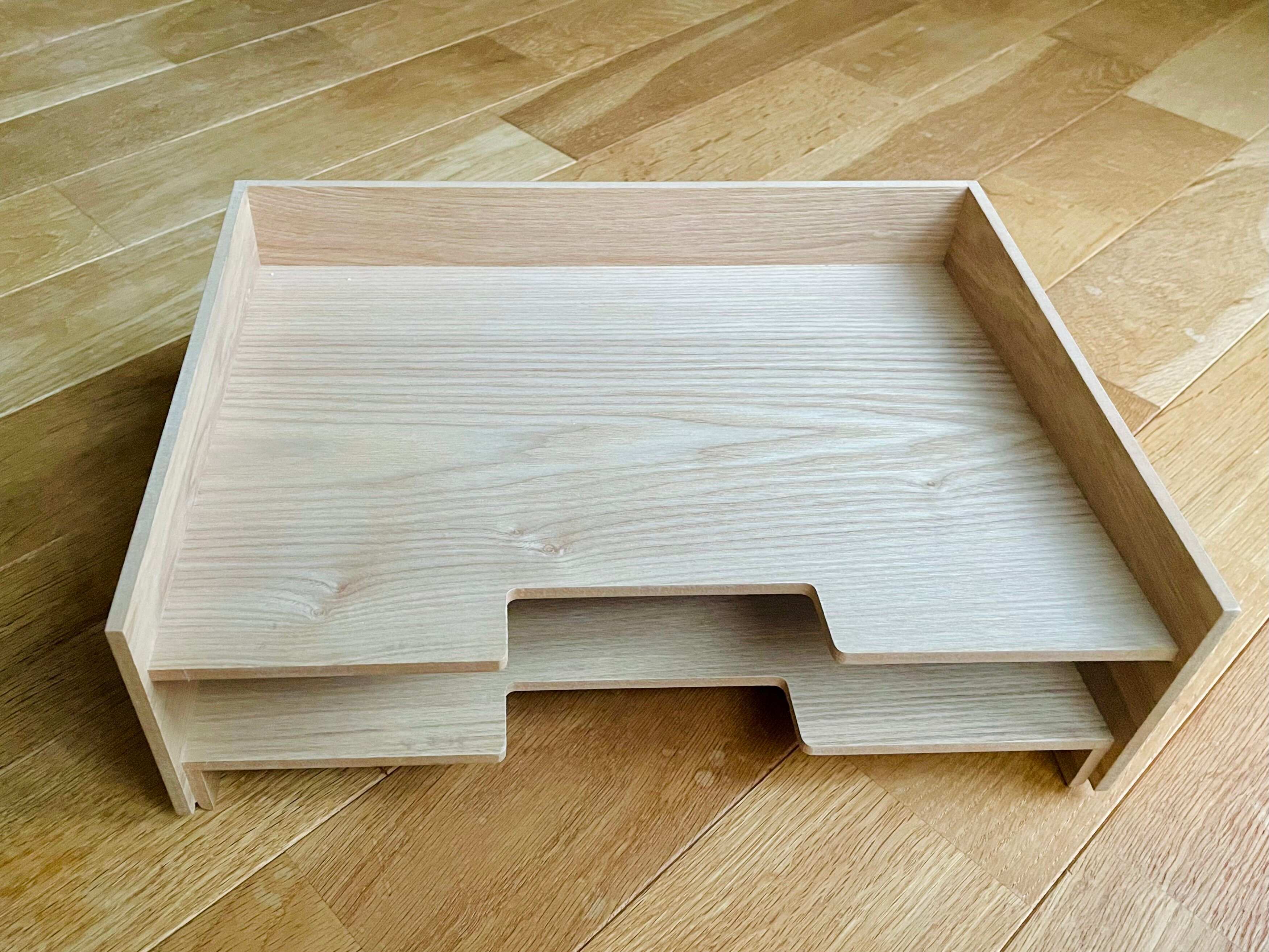 無印良品「木製書類整理トレー」