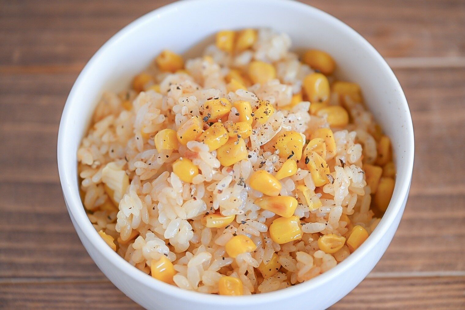 コーンとカマンベールチーズのごはん