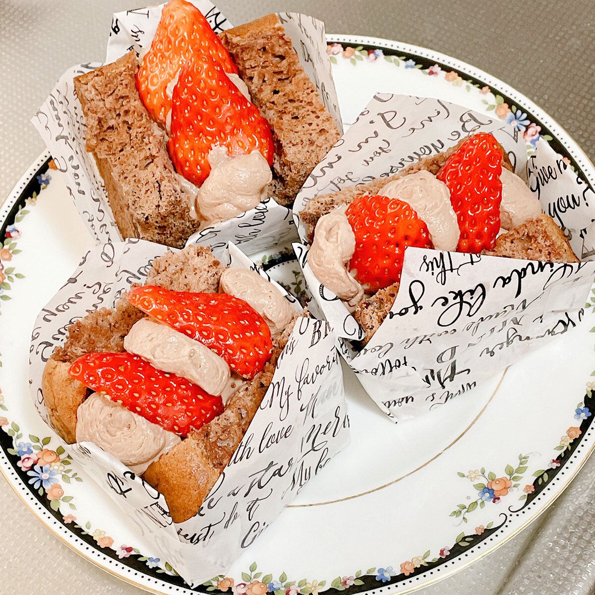 シフォンサンドに