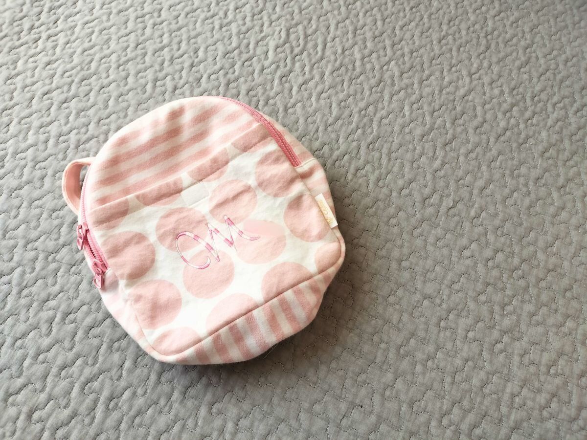 ピンクのベビーリュック