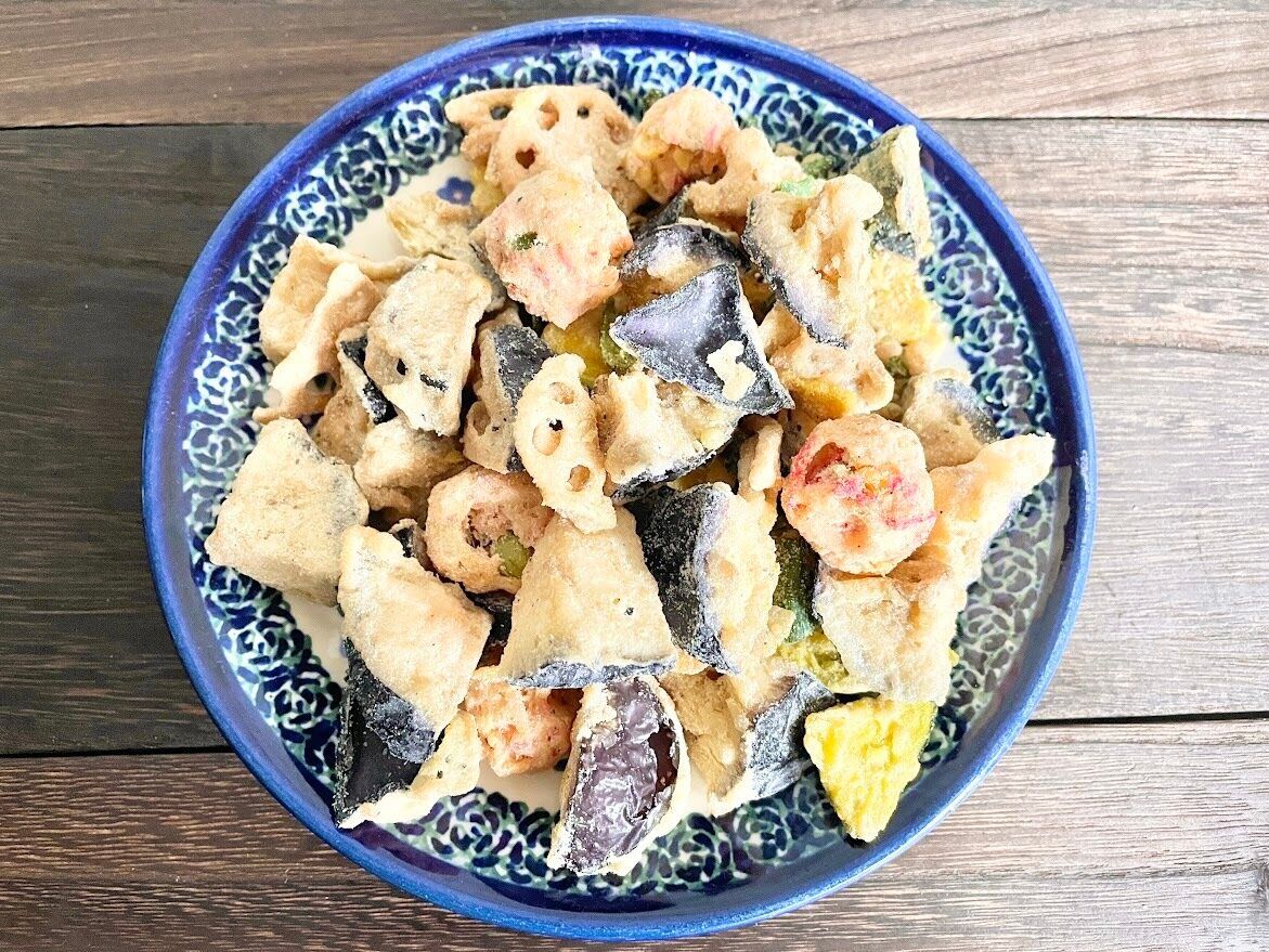 【ドンキ】野菜チップスの域を超えた!スナックだけど天ぷらでビックリ