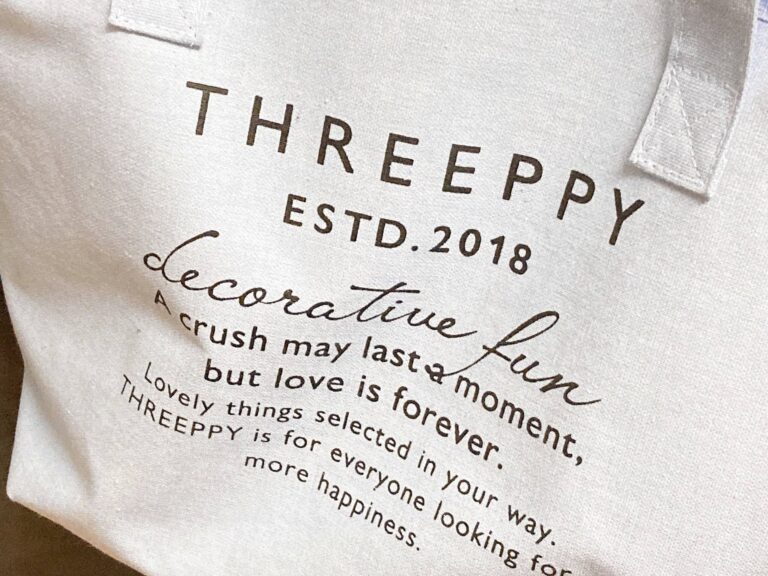【THREEPPY（スリーピー）】ごめんなさい！かわいいだけだと思ってたけど実は優秀だったアイテム3選