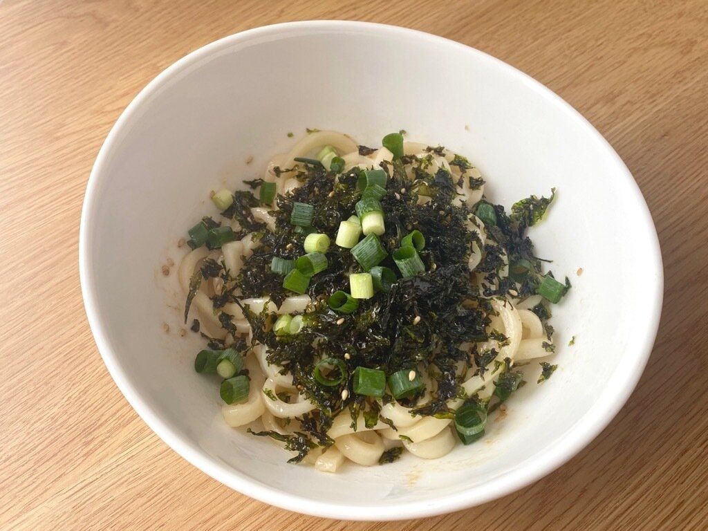 サラダの旨たれを使ったうどん