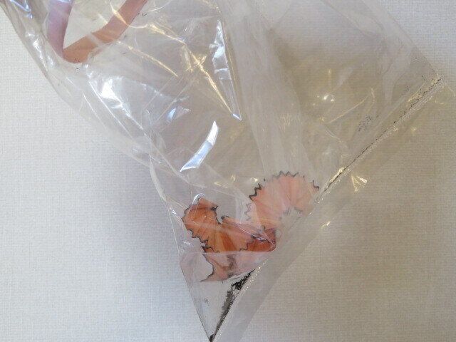 かすが袋の中に