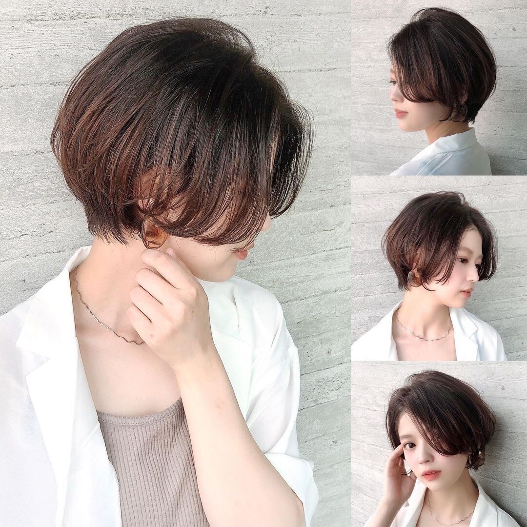 40代女性に似合うふんわりショートヘアスタイル！フワッと柔らかい質感ショート