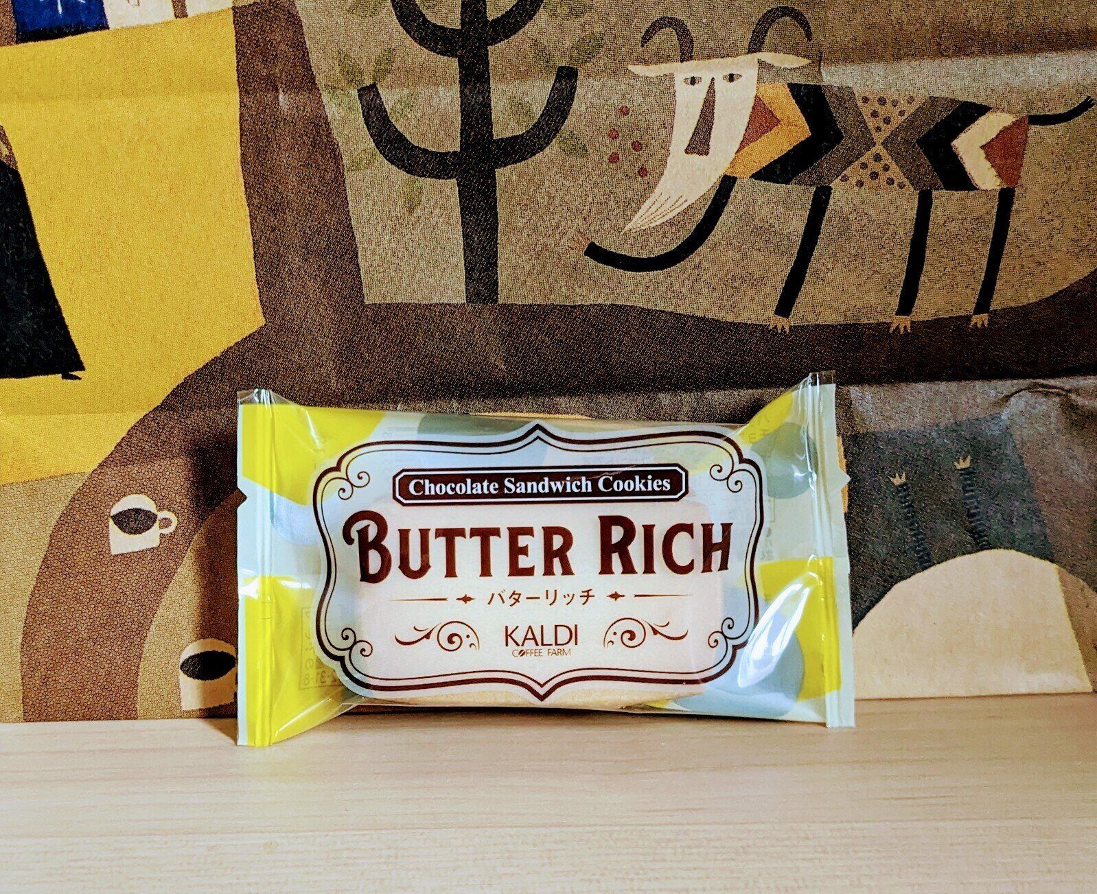 カルディオリジナル「チョコレートサンドクッキー バターリッチ 1p」