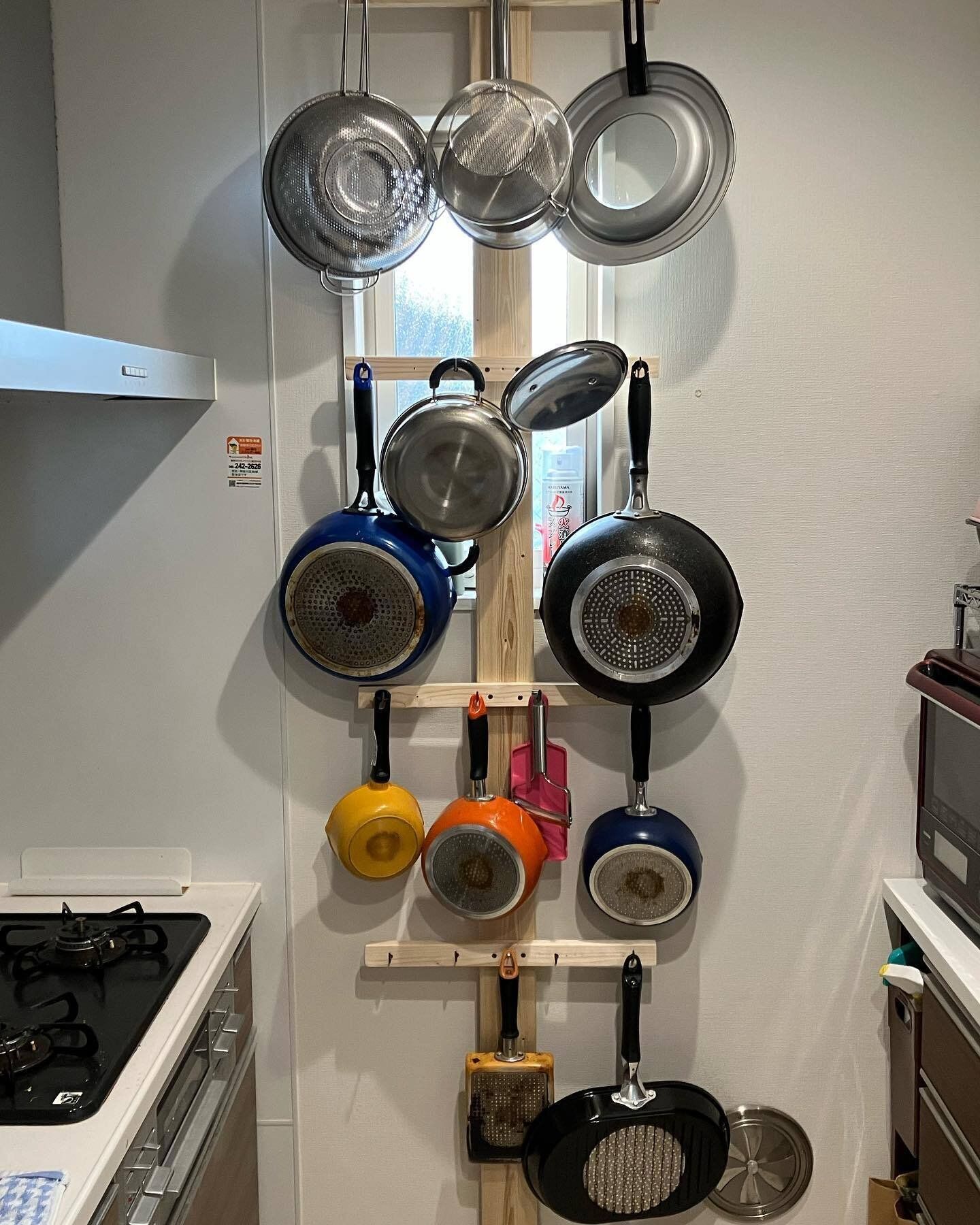 世界にひとつだけ!DIYで鍋置き場の完成