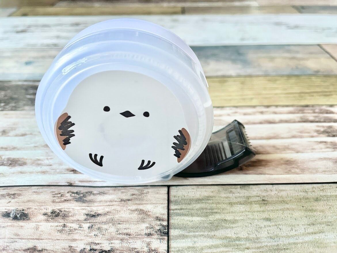 カッター部分が「おしりの羽」になっている~!