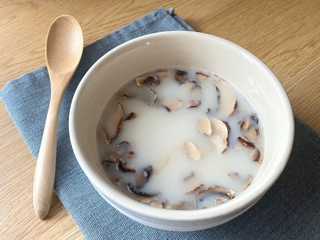 山形県産マッシュルームのクリームスープ