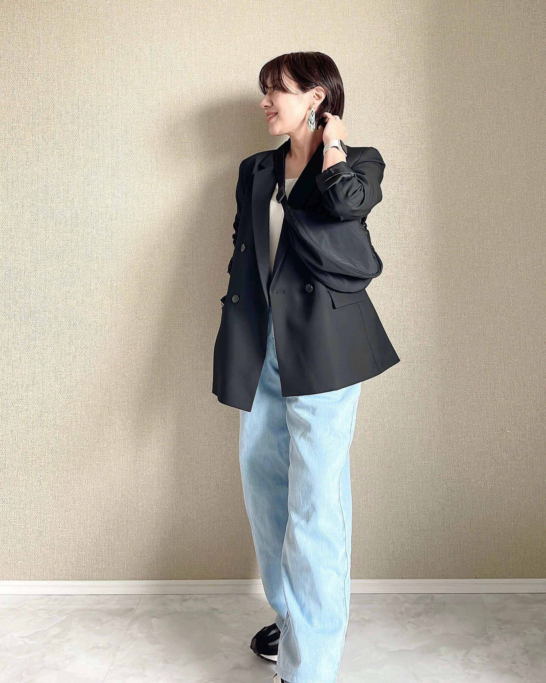 ユニクロ　ダブルジャケット