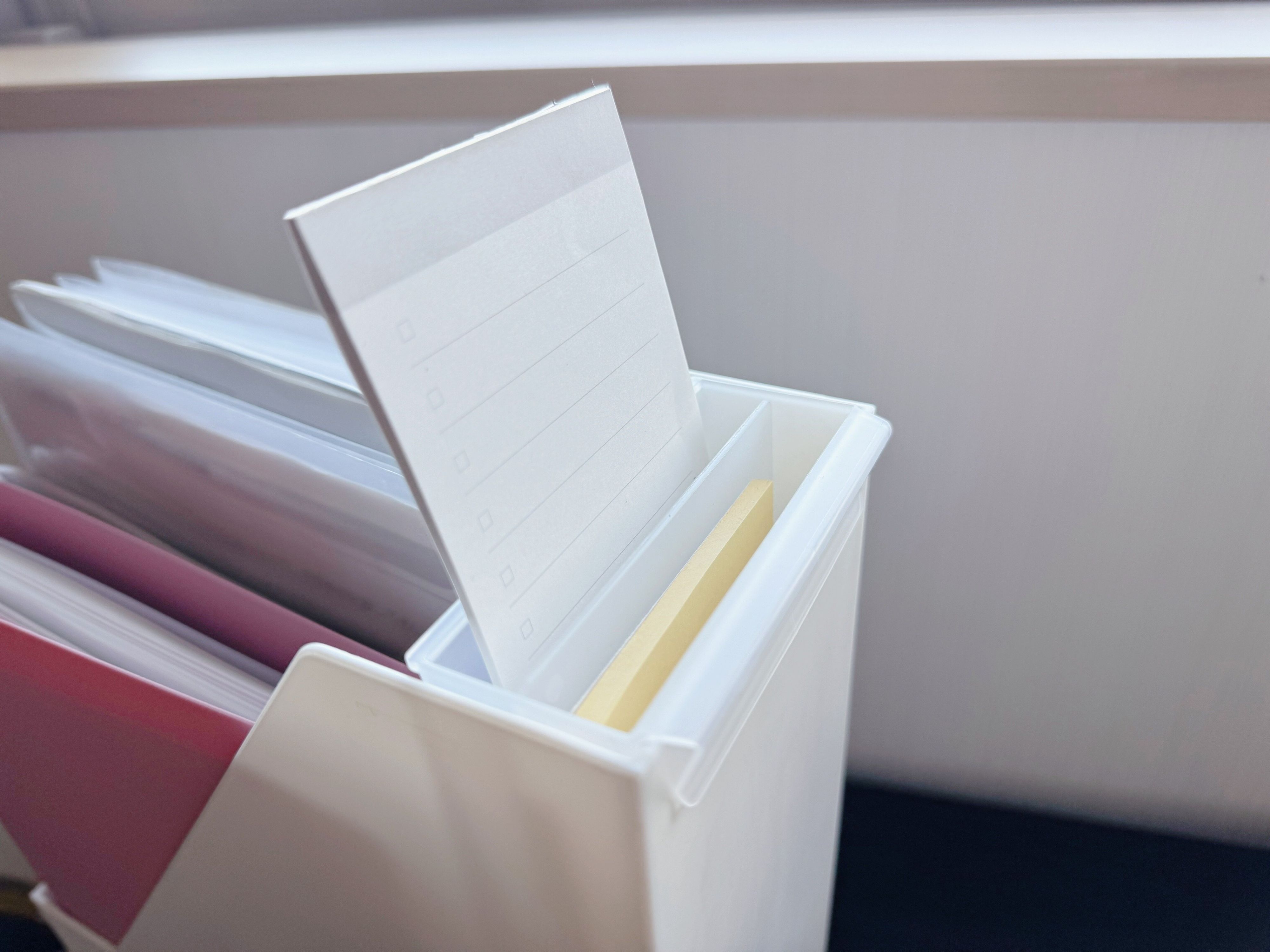 ファイルボックスにかけられる!ワイドポケット(110円)