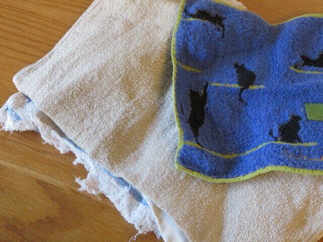 古タオルを使う