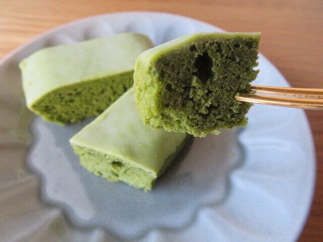 抹茶ガトーショコラ断面