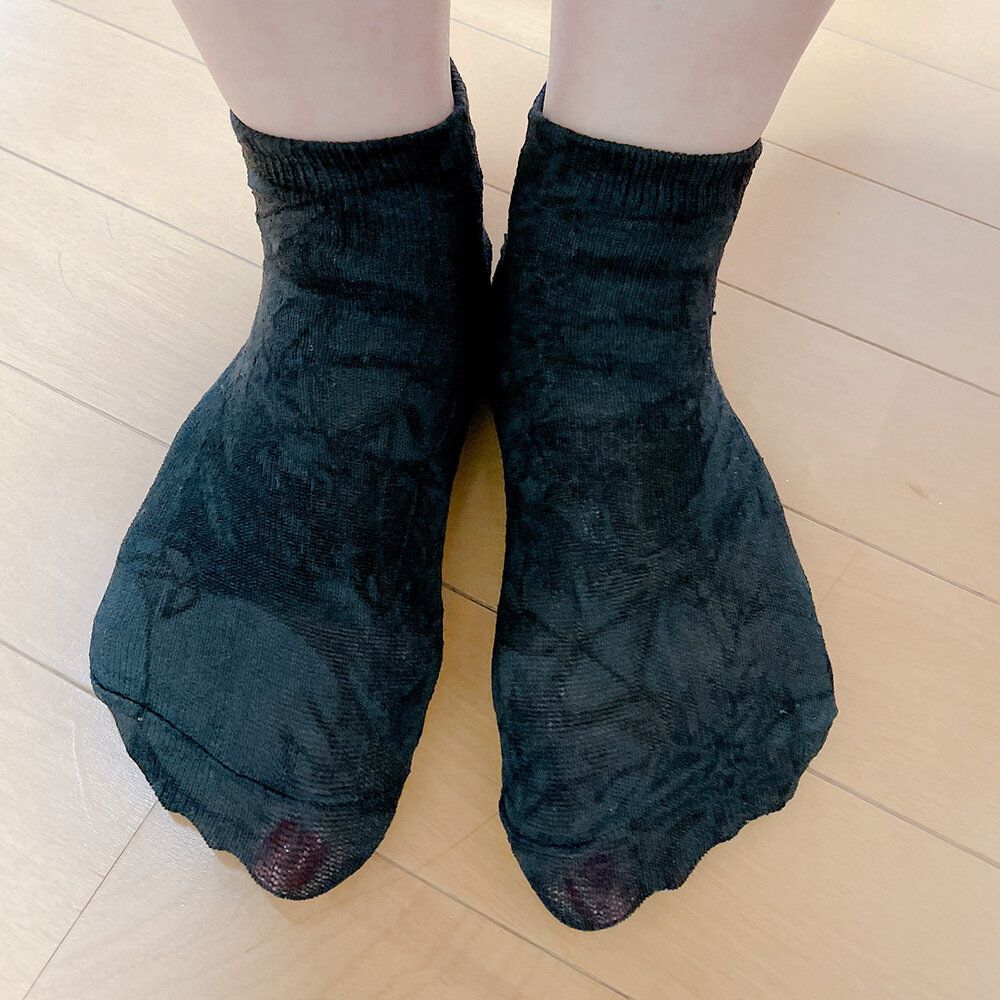 そのまま履いてみると