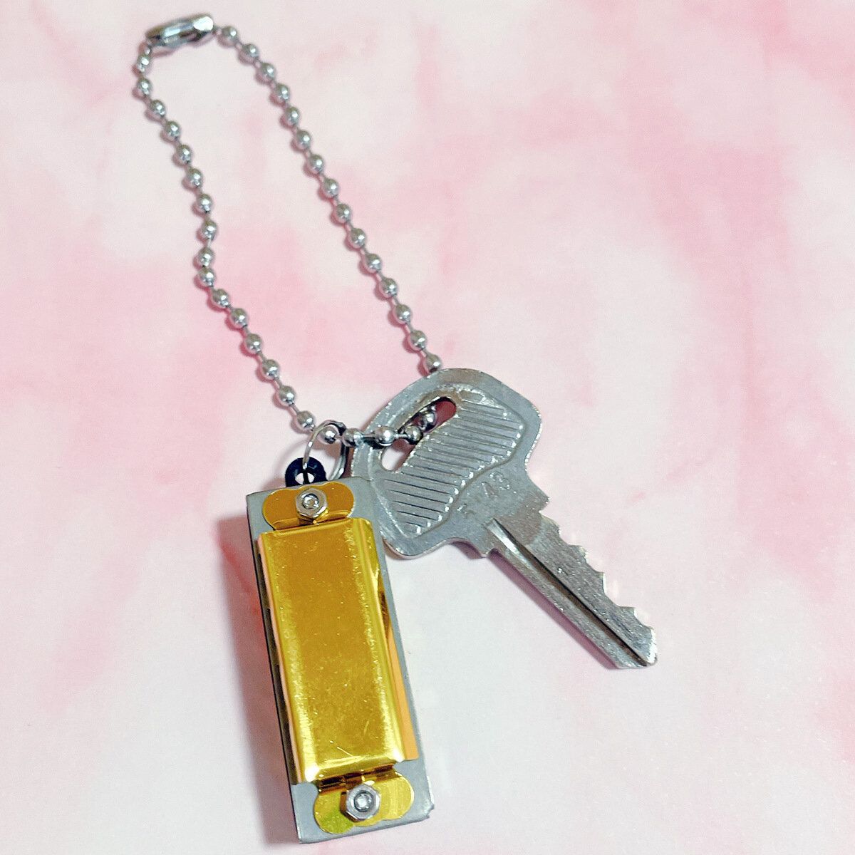 自転車のカギに