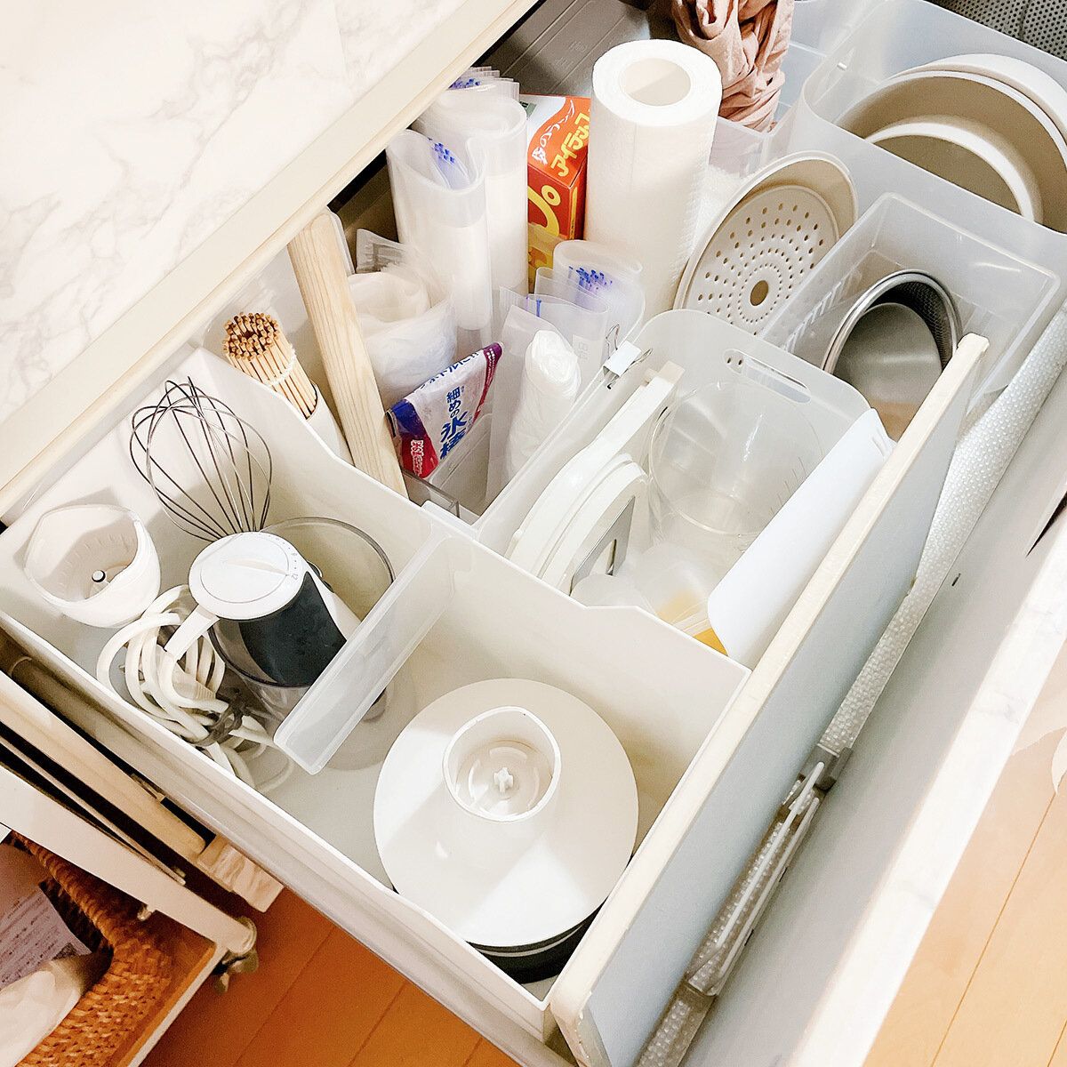 ブレンダーの収納