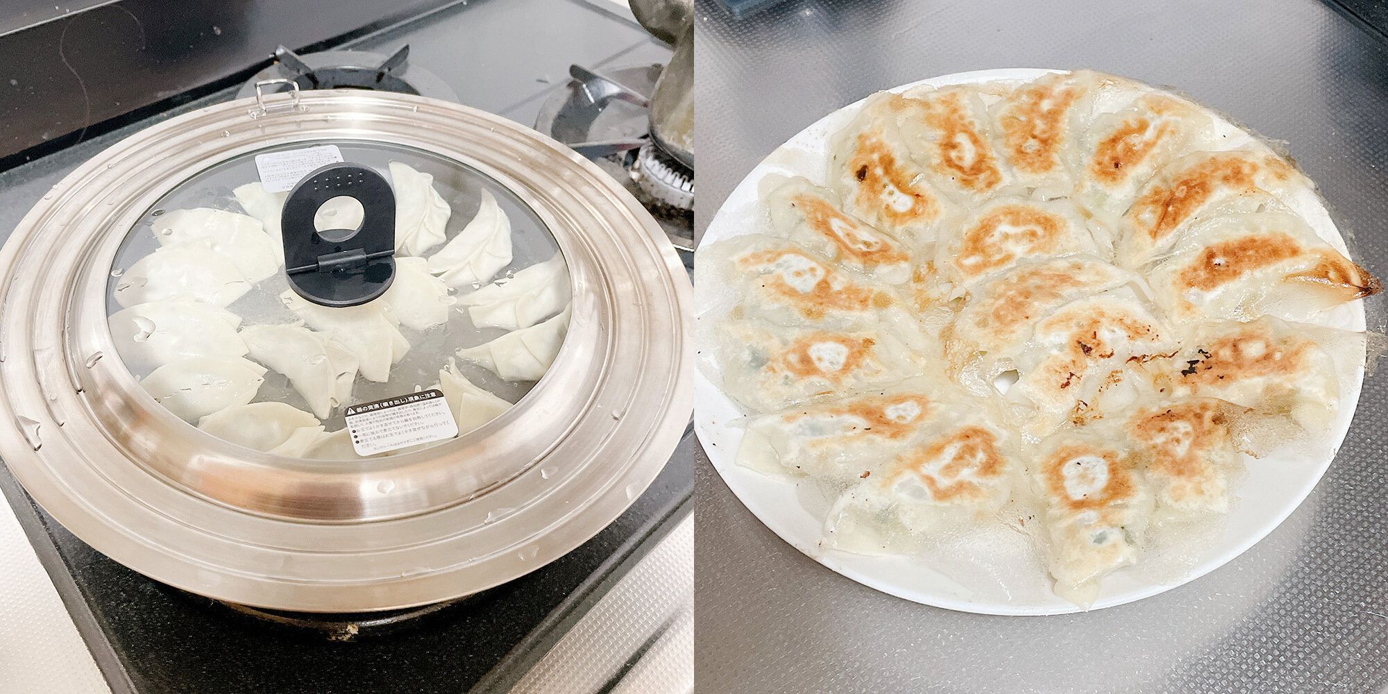 3回に分けて焼く