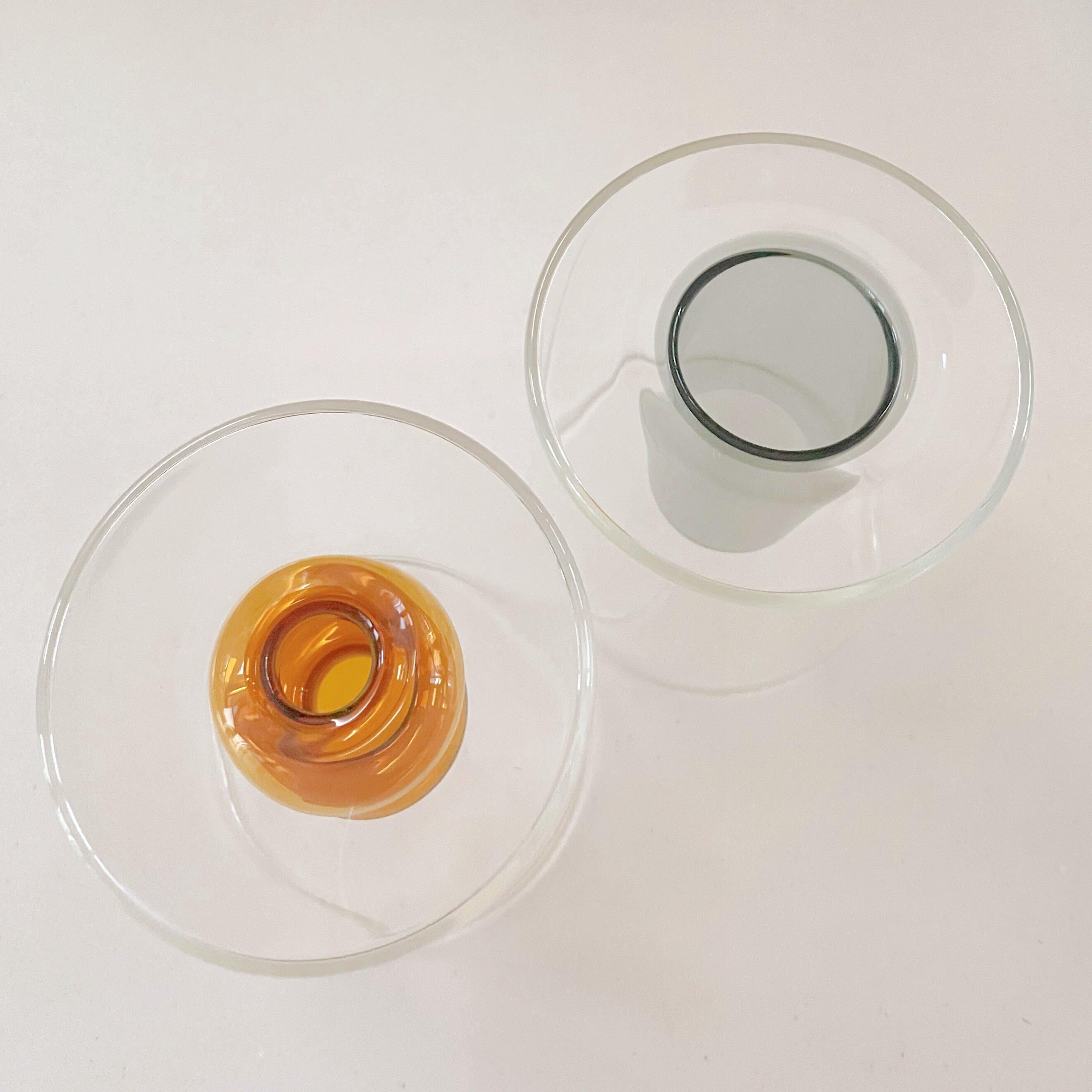 ダイソー ダブルウォールガラス花瓶