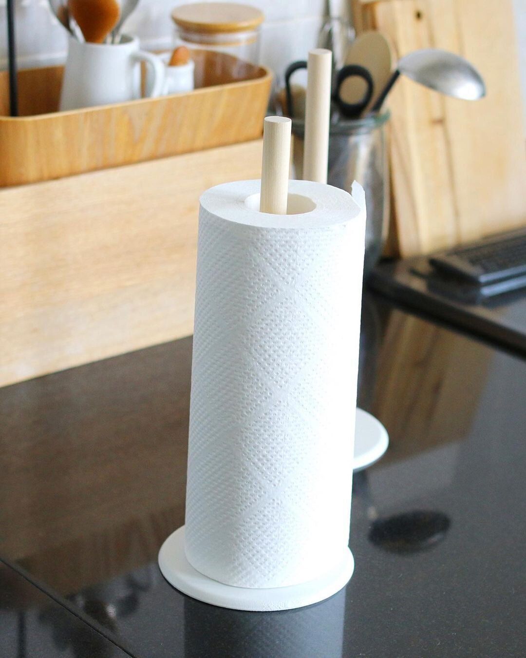 【セリア】本来のキッチンペーパーホルダーとしての使い方もオススメ