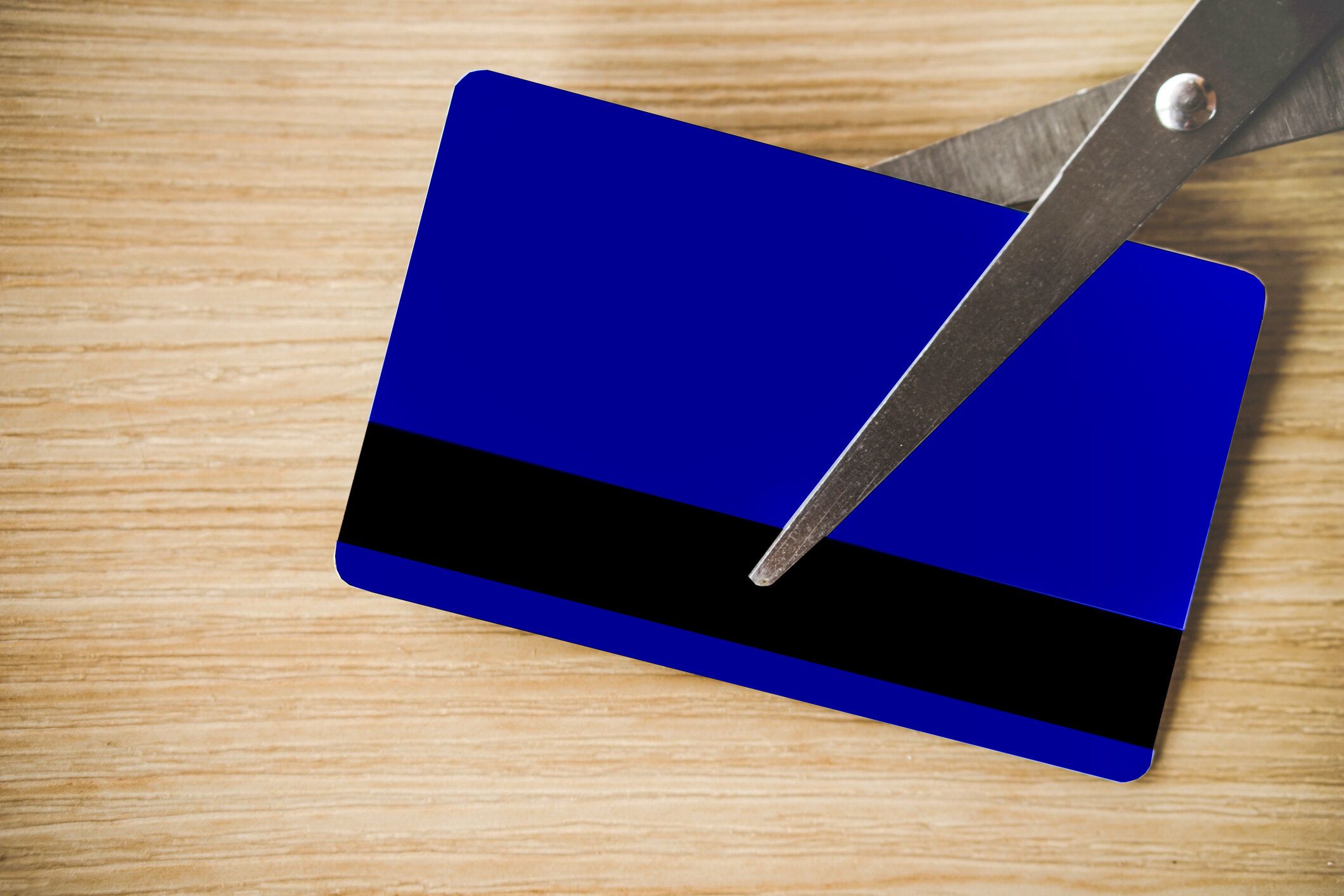 はさみカット クレジット カードで自由な負債概念