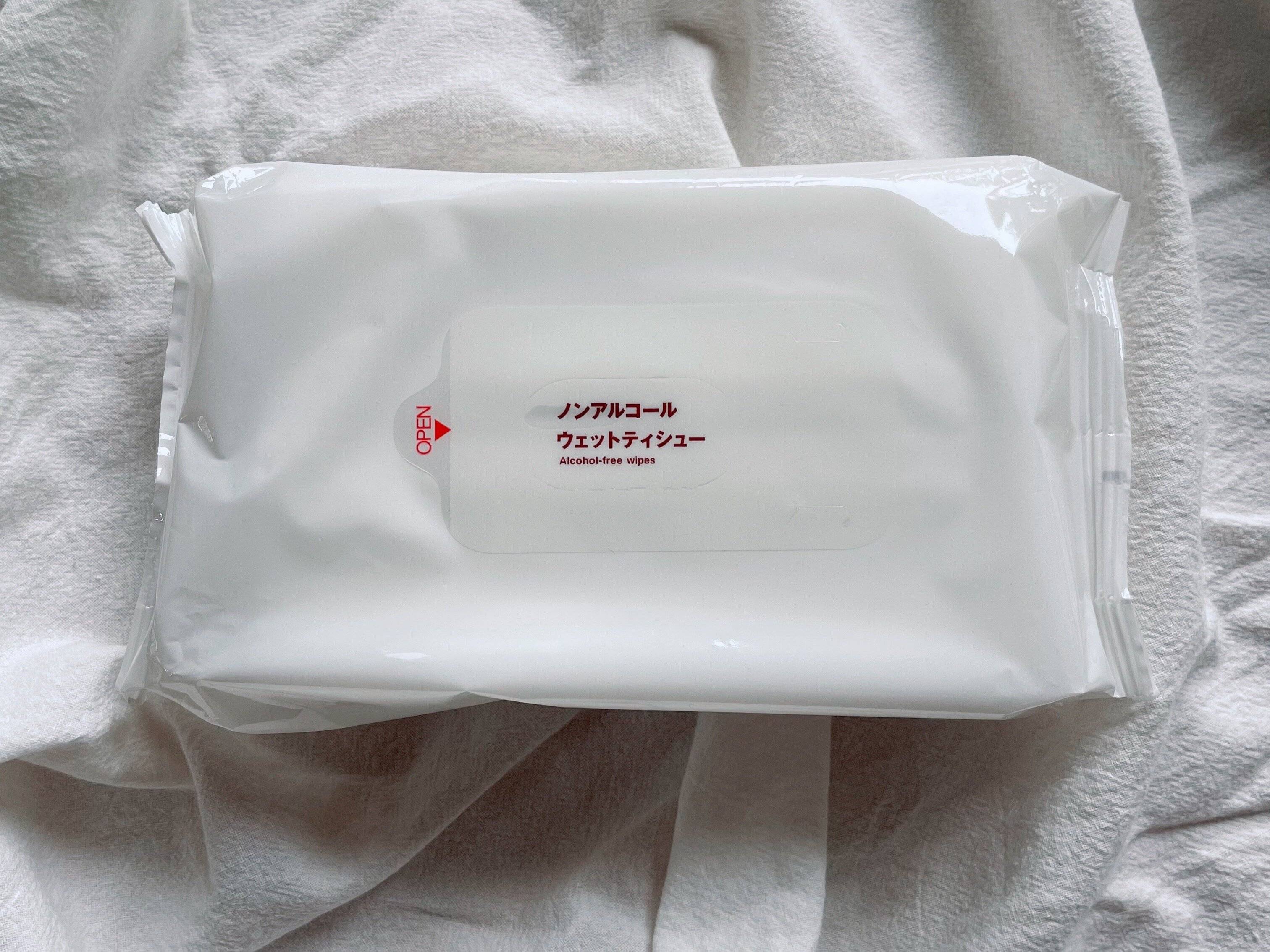3．ノンアルコールウェットティッシュ