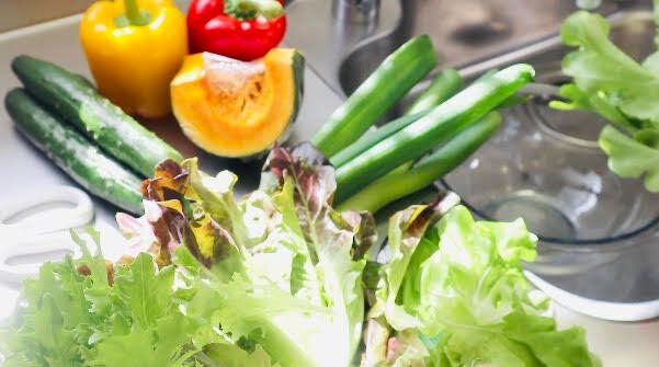 まとめ買いした野菜