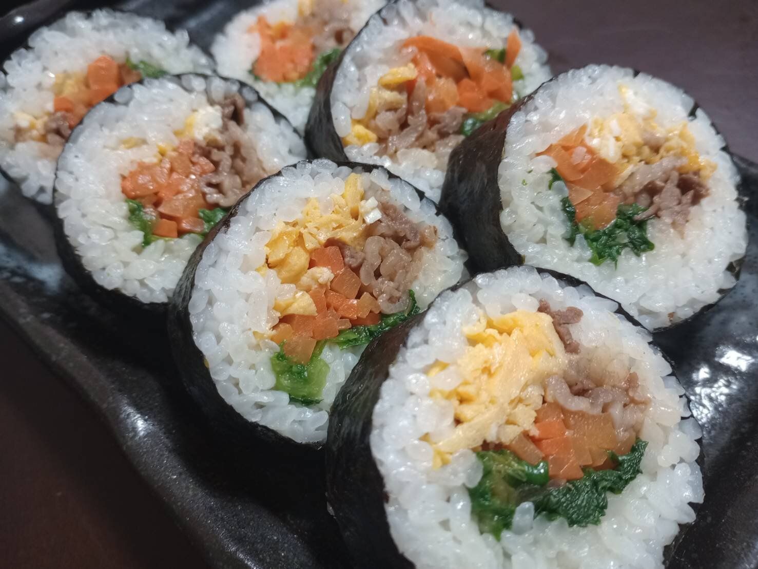 韓国風海苔巻き、キンパ