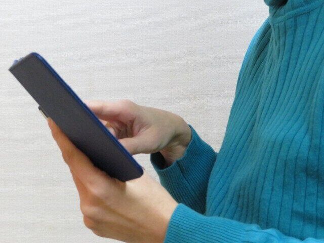 スマートフォンの操作