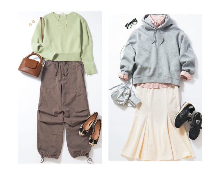 “ジーユー”春のマストバイは『ストライプオーバーサイズシャツ』『テックパラシュートプルオンパンツ』