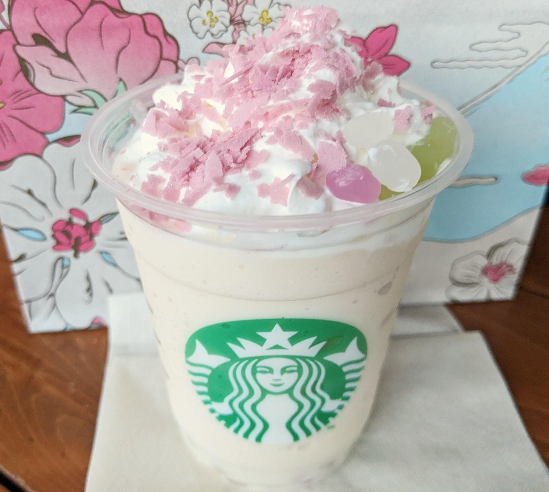 スターバックス 花見だんごフラペチーノ