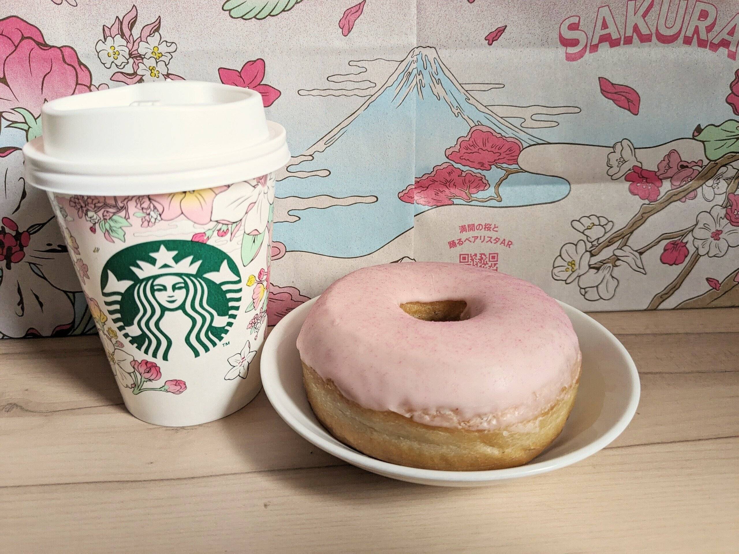 スターバックス さくらドーナツ