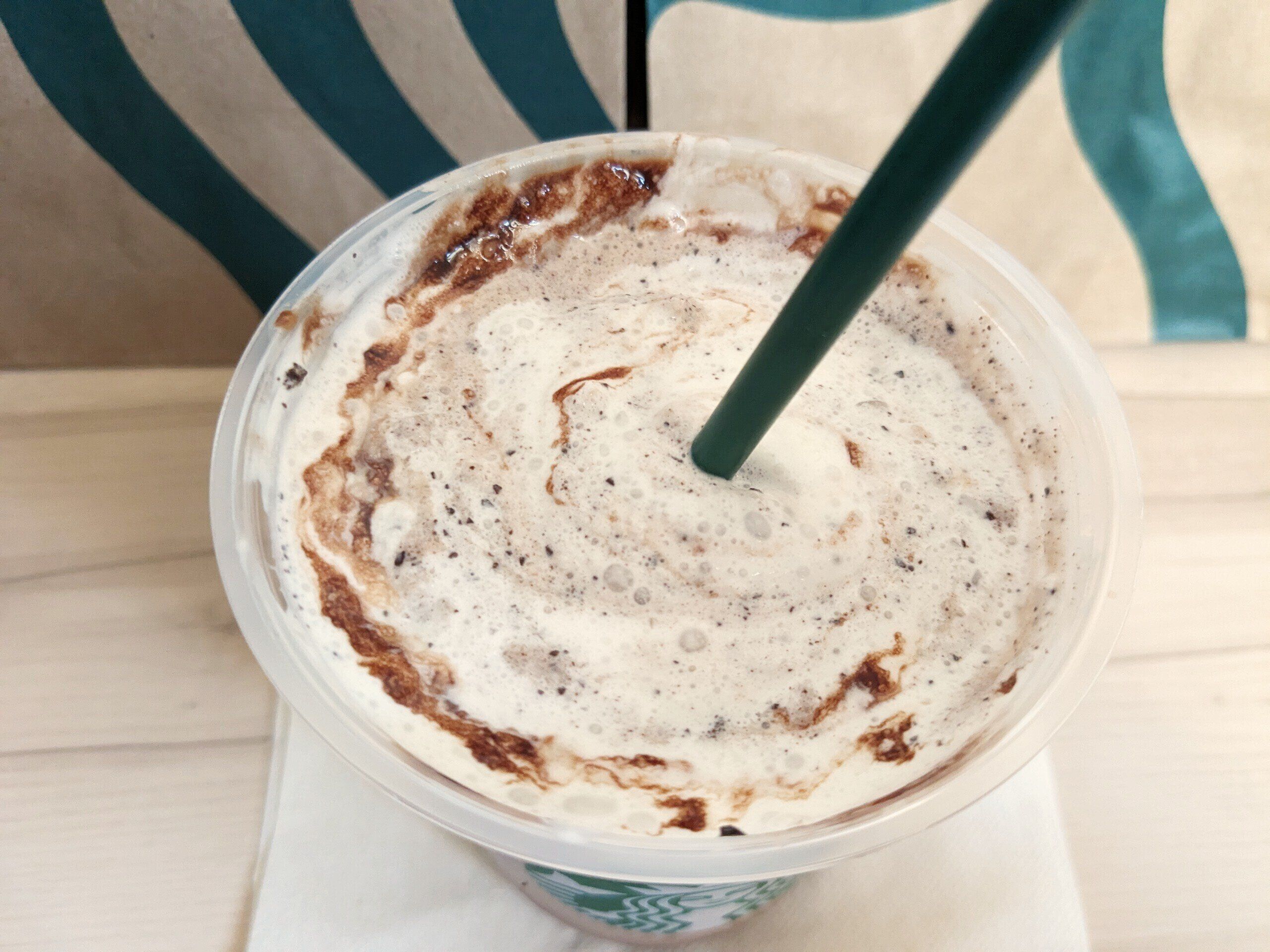 スタバ　ダブルチョコレートフラペチーノ