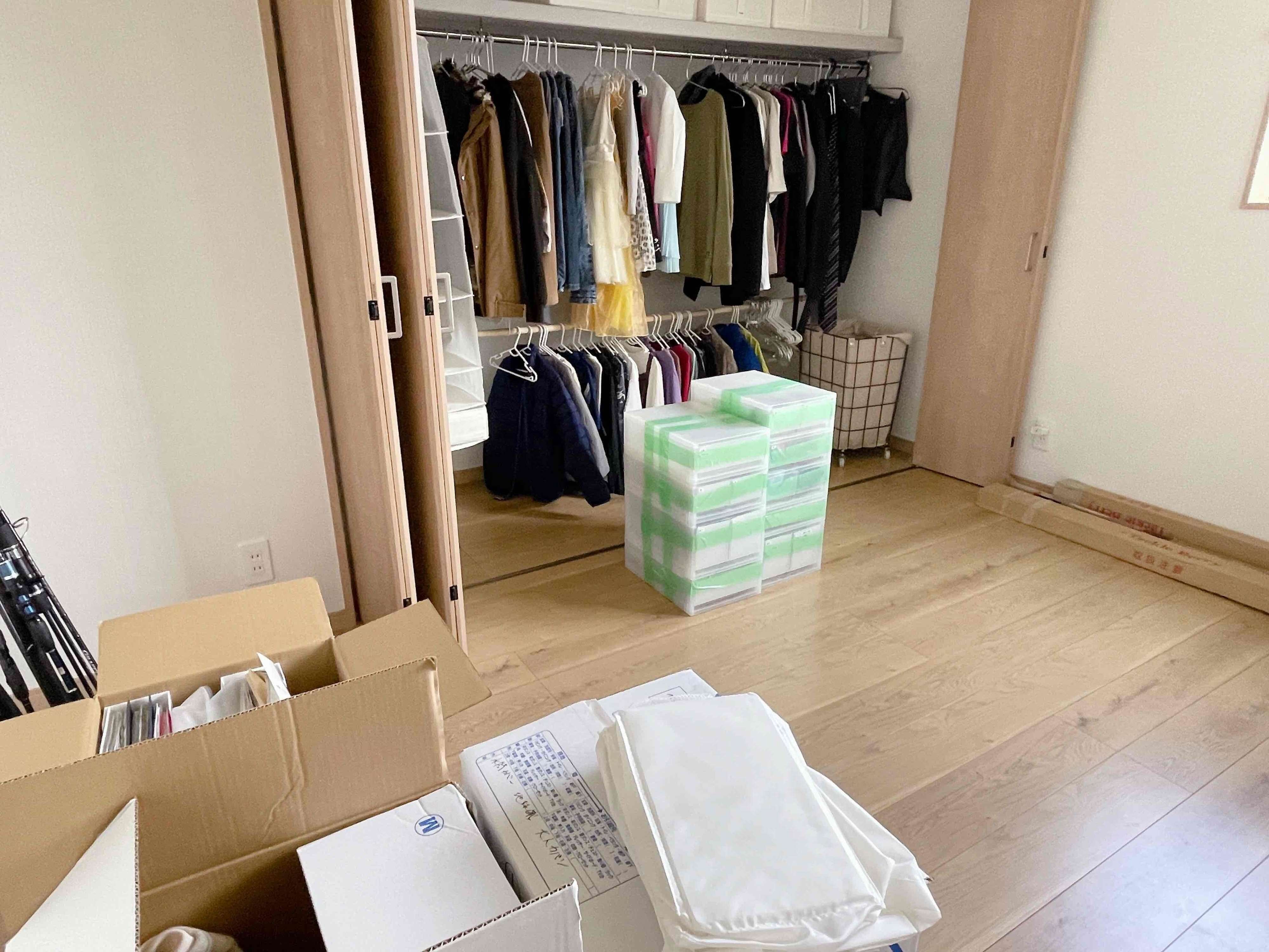 荷物が少ないメリット→荷造り＆荷ほどき作業が楽勝