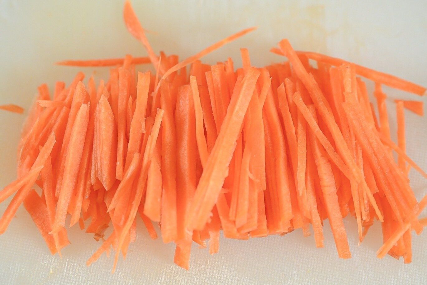細切りのにんじん