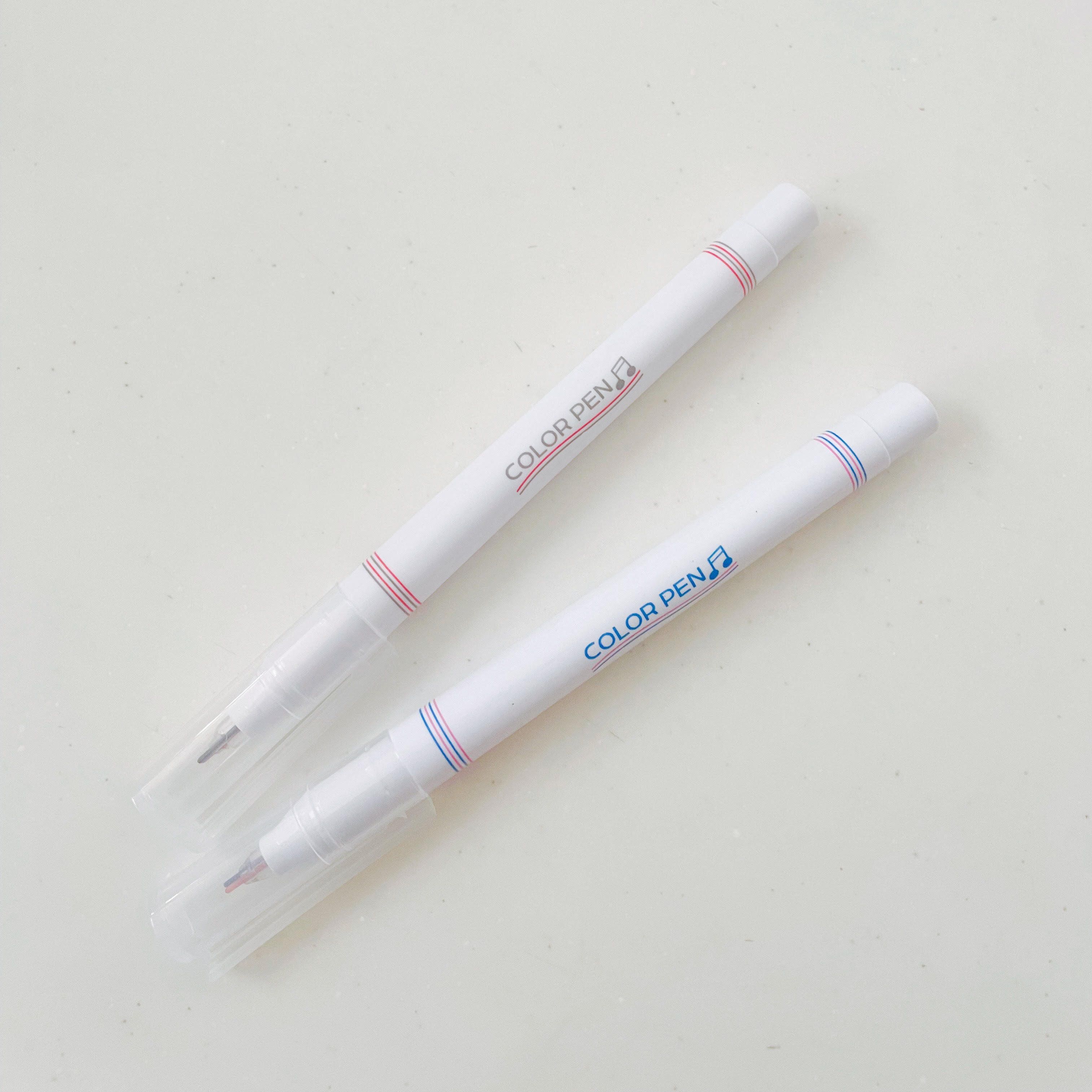 ダイソー 2ラインカラーペン