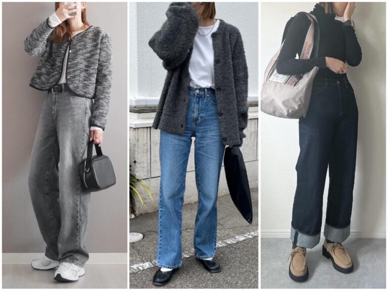 【ユニクロ】爆売れ中！春の本命デニム「ワイドストレートジーンズ」おすすめコーディネートまとめ