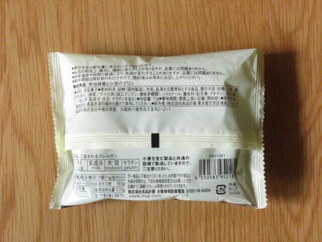 パッケージ裏面