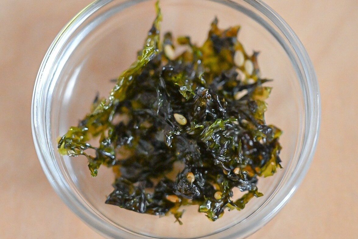 皿に入ったザバン海苔
