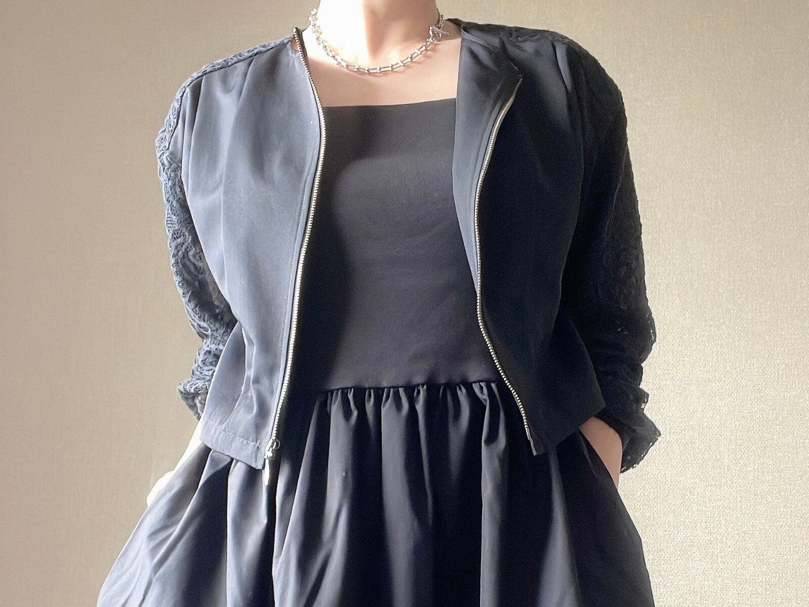 ユニクロ ラクに着れるワンピース