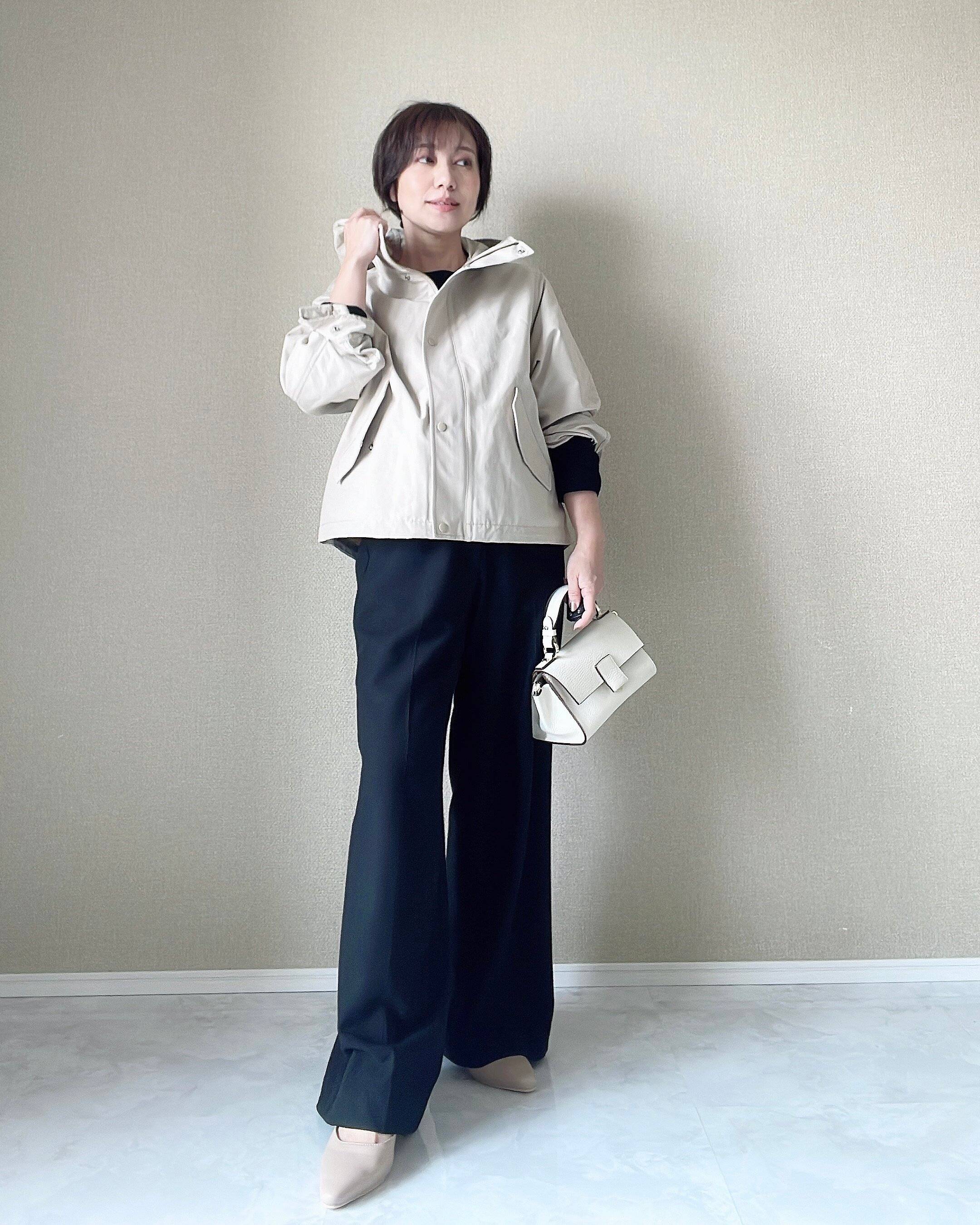 コットンブレンドパーカ