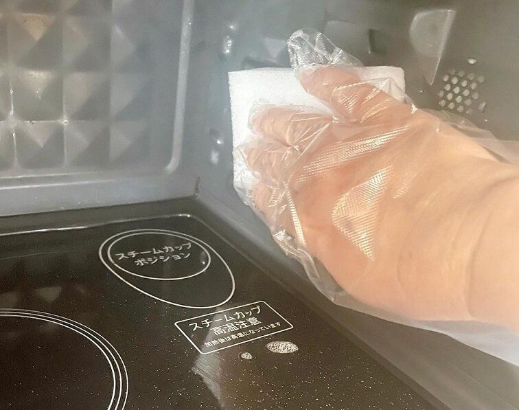 キャンドゥの「電子レンジお掃除スポンジ 」