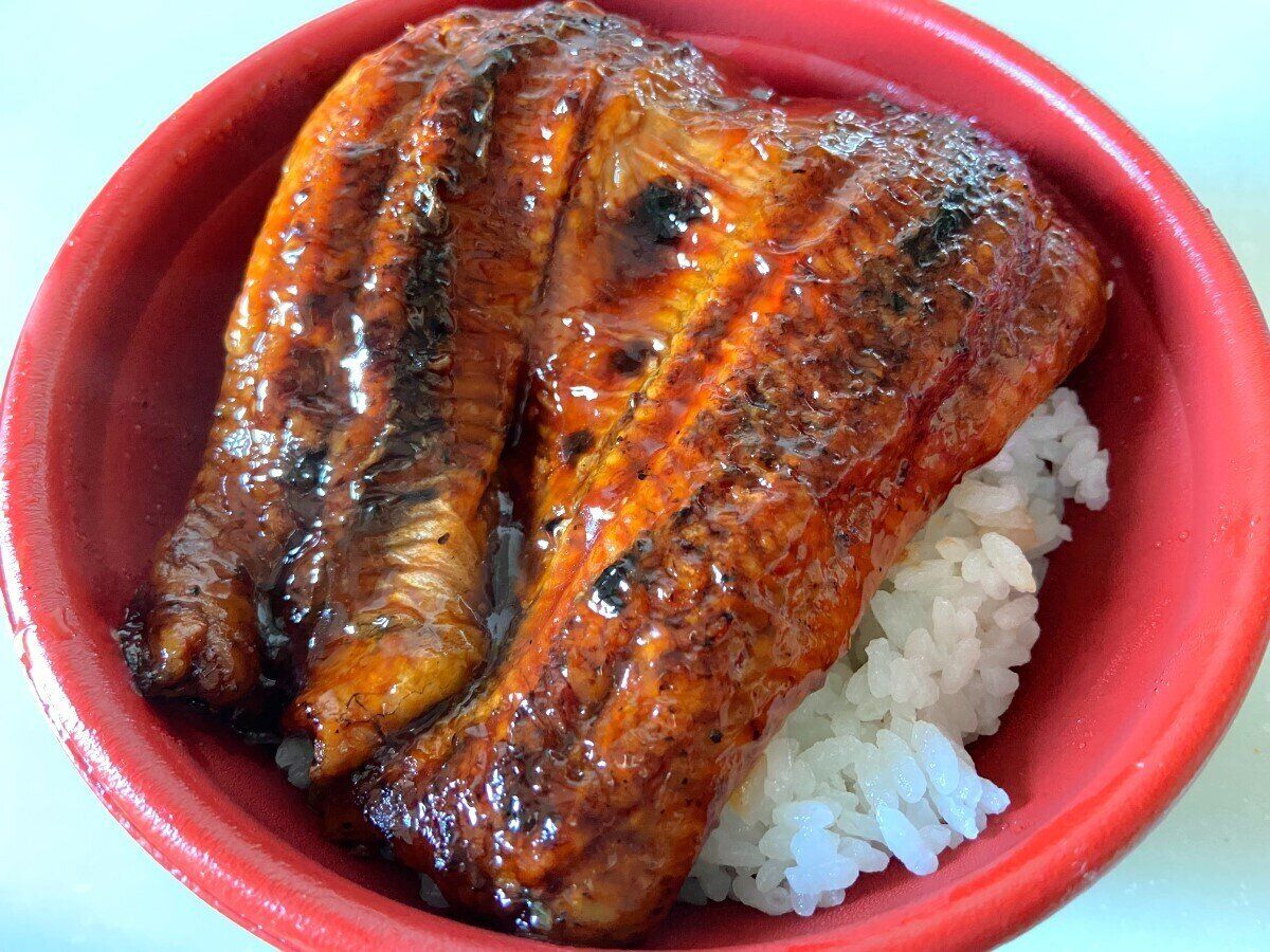 うなぎが大きい