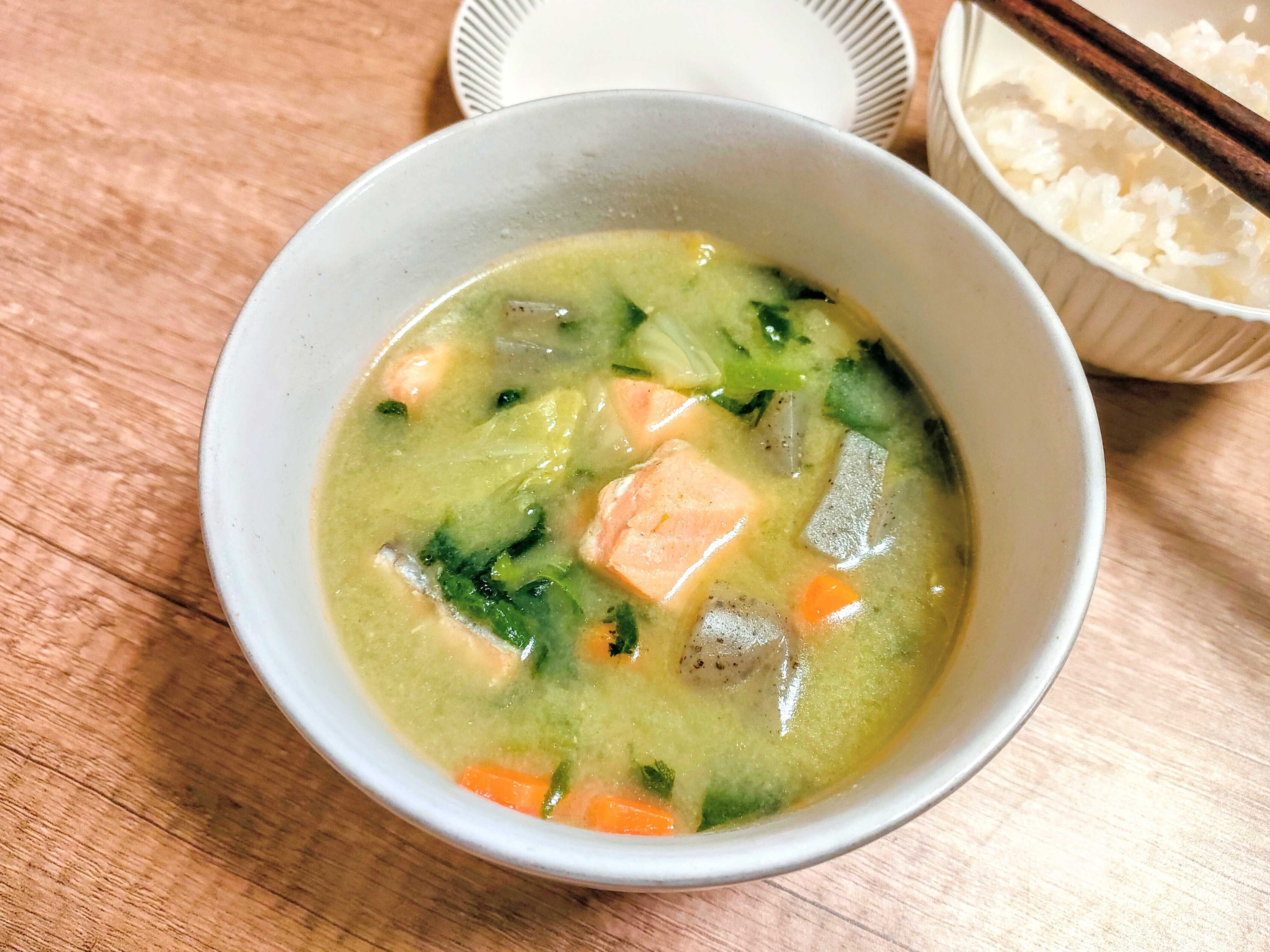 具沢山野菜の鮭汁