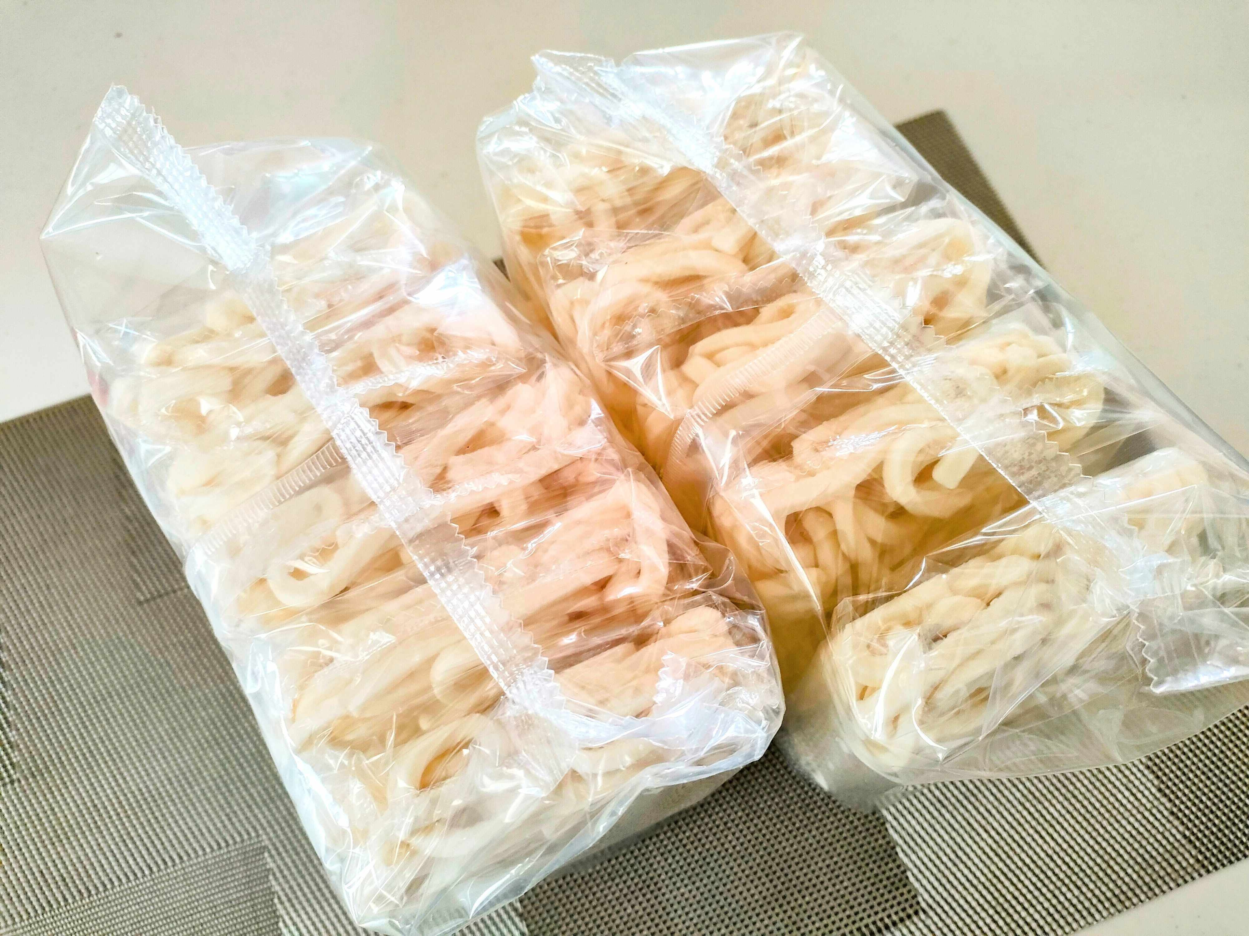 10食入りの冷凍うどん