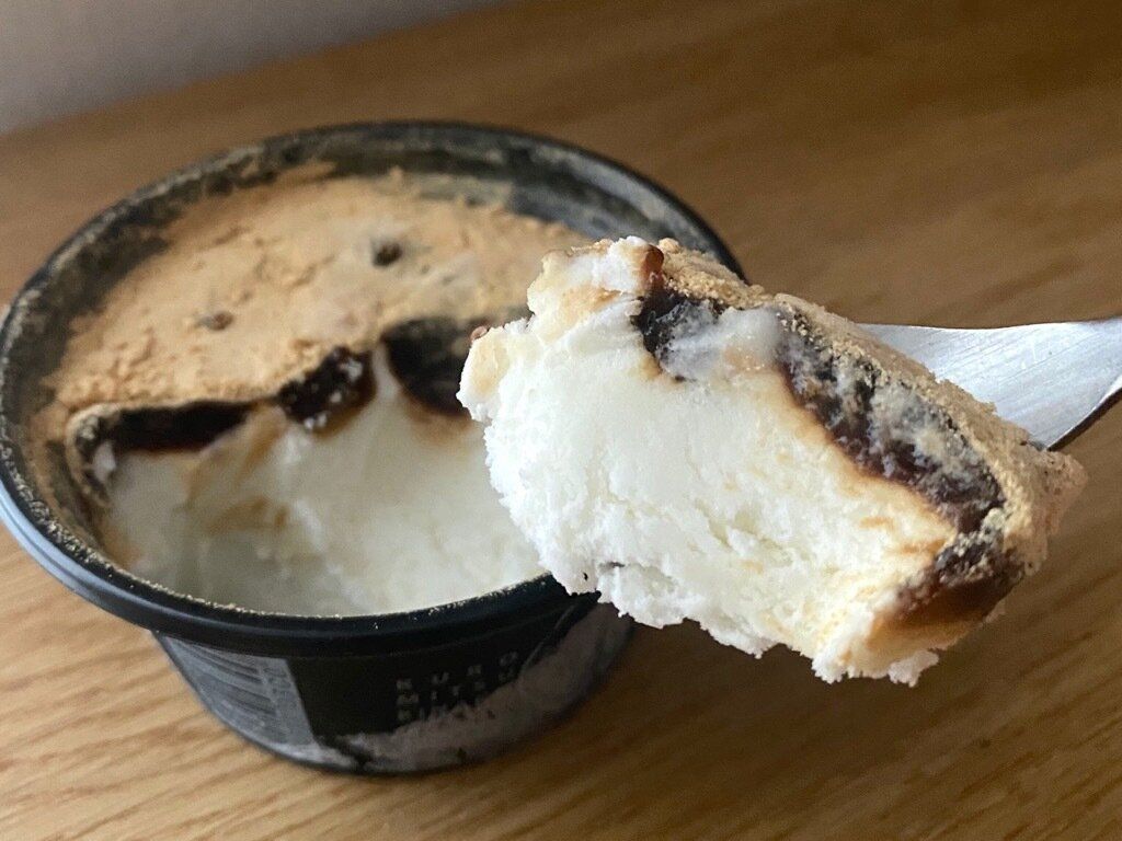 和菓子アイス黒みつきなこ豆乳仕立て