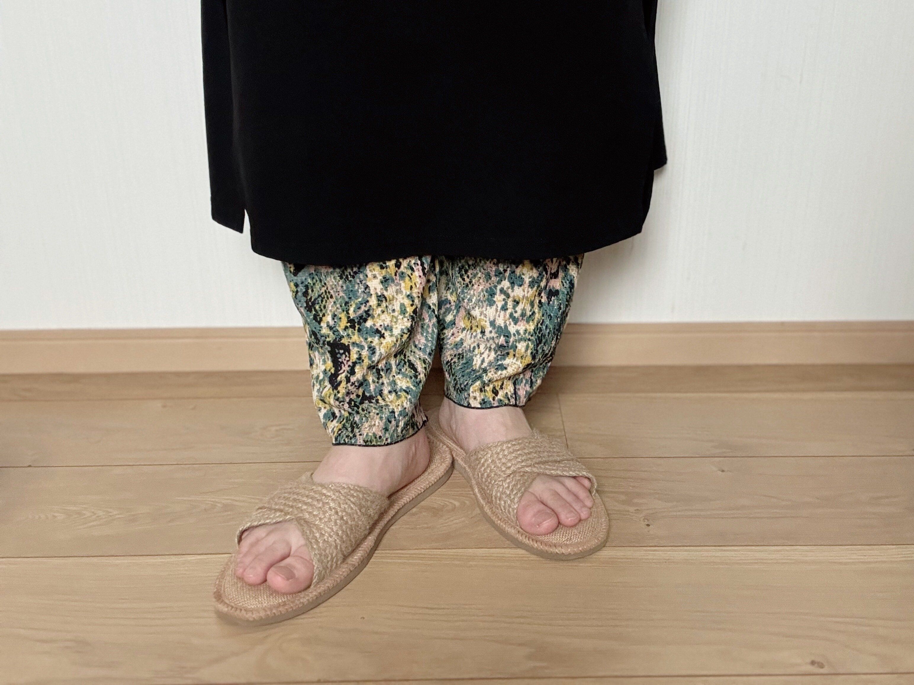 サンダルっぽく履ける「ジュート麻スリッパ」